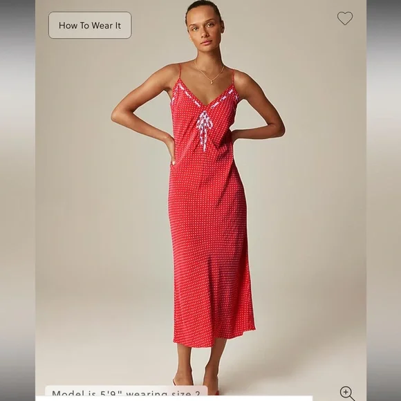 Jcrew x Rouje Slip Dress size 4 NWOT - Picture 4 of 7